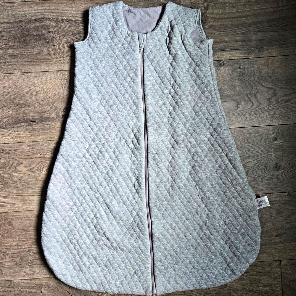 Yoofoss Quilted Baby Sleep Sack 18-24M Grey Cotton Wearable Blanket TOG 2.5